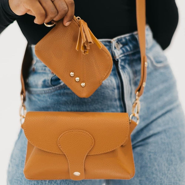 Vegan leather crossbody - Ayden Rose