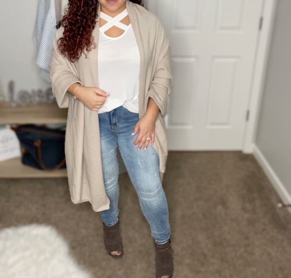 Angora shawl poncho - Ayden Rose