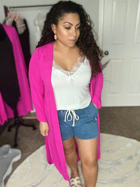 Classic ivory lace tank top - Ayden Rose