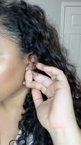 Druzy earrings - Ayden Rose