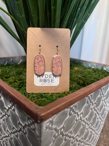Druzy earrings