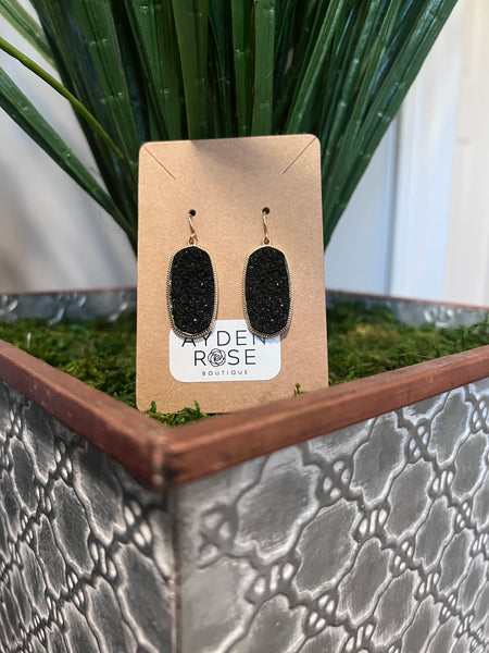Druzy earrings