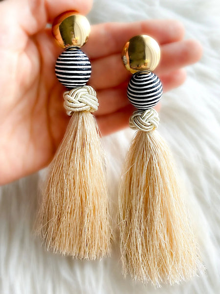 Nautical tassel earrings - Ayden Rose