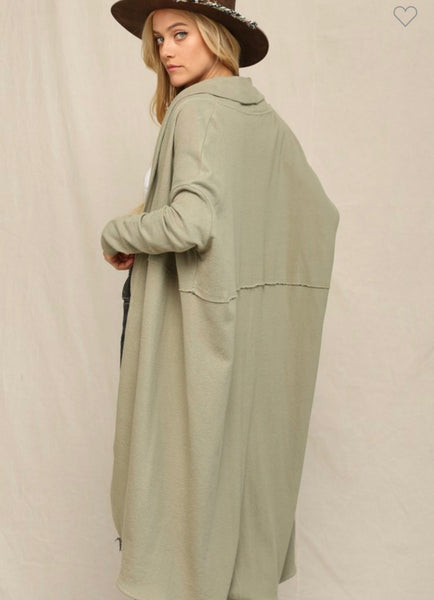 Sage oversized slouchy cardigan - Ayden Rose
