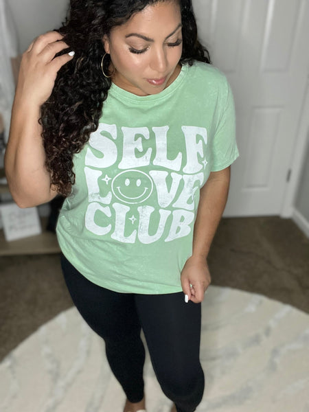 “Self love club” graphic tee - Ayden Rose