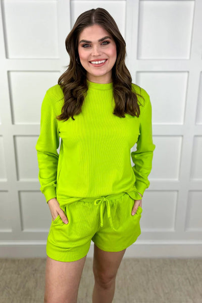 Cozy Lime lounge set - Ayden Rose