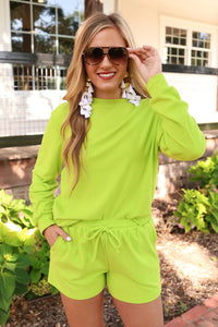 Cozy Lime lounge set - Ayden Rose