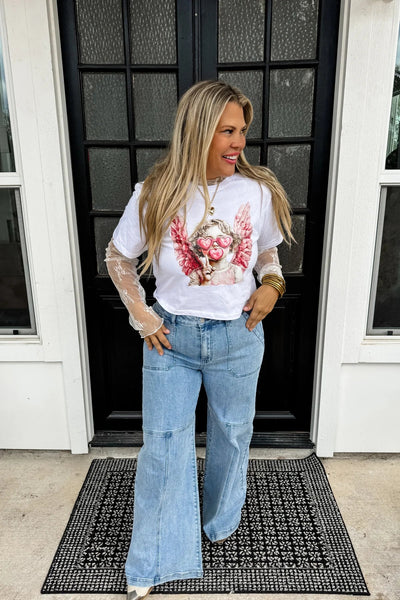 Cute Cupid graphic tee - Ayden Rose