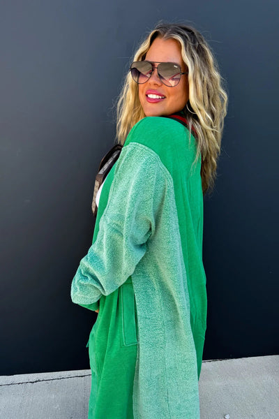 Soft sweatshirt cardigan - Ayden Rose