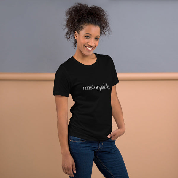 "Unstoppable" Motivational print Bella Canvas Unisex t-shirt - Ayden Rose