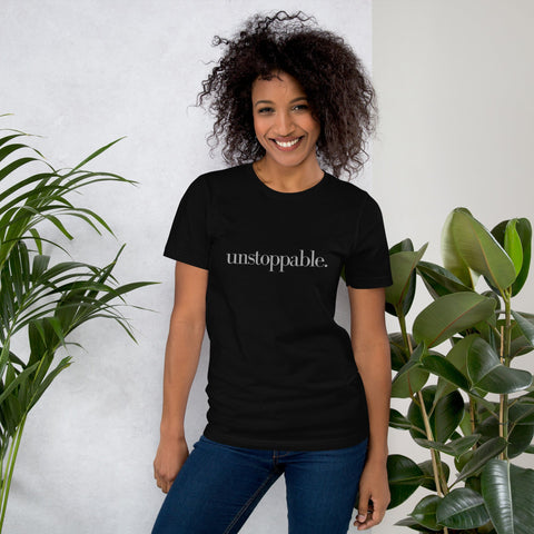 "Unstoppable" Motivational print Bella Canvas Unisex t-shirt - Ayden Rose