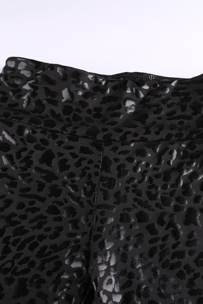 Black leopard leggings - Ayden Rose