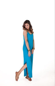 Blue spaghetti strap maxi - Ayden Rose