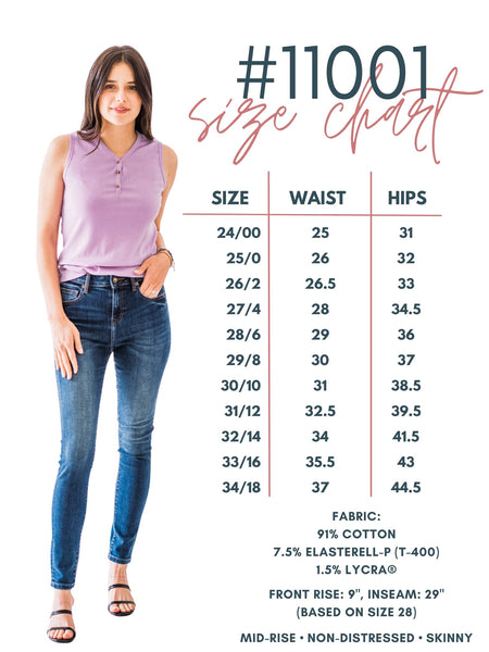 Non distressed stretchy skinny jeans - Ayden Rose