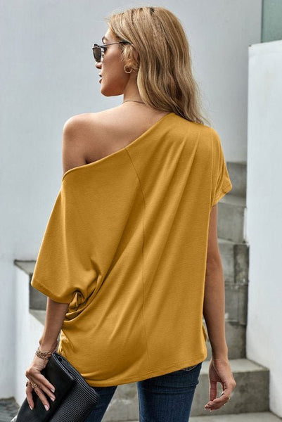 Off the shoulder short sleeved top - Ayden Rose