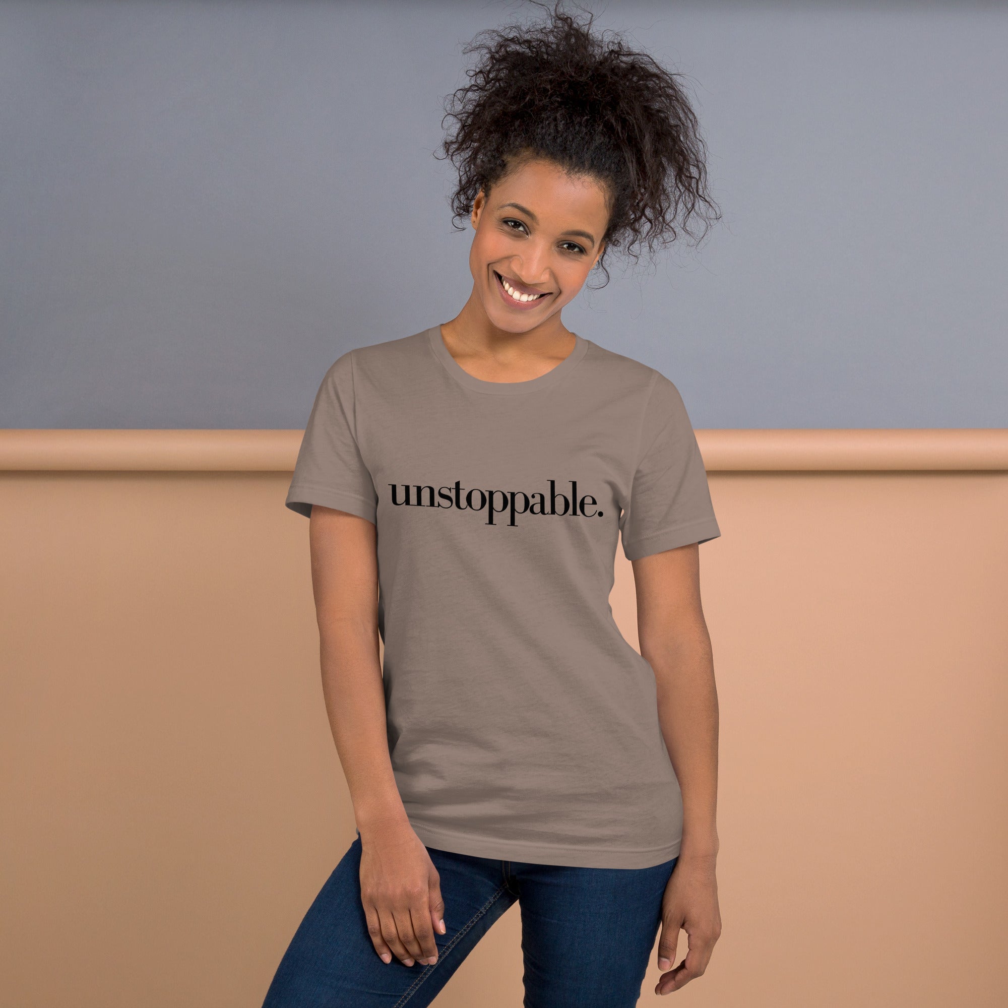 "Unstoppable" Bella Canvas Motivational Unisex Graphic T-shirt - Ayden Rose